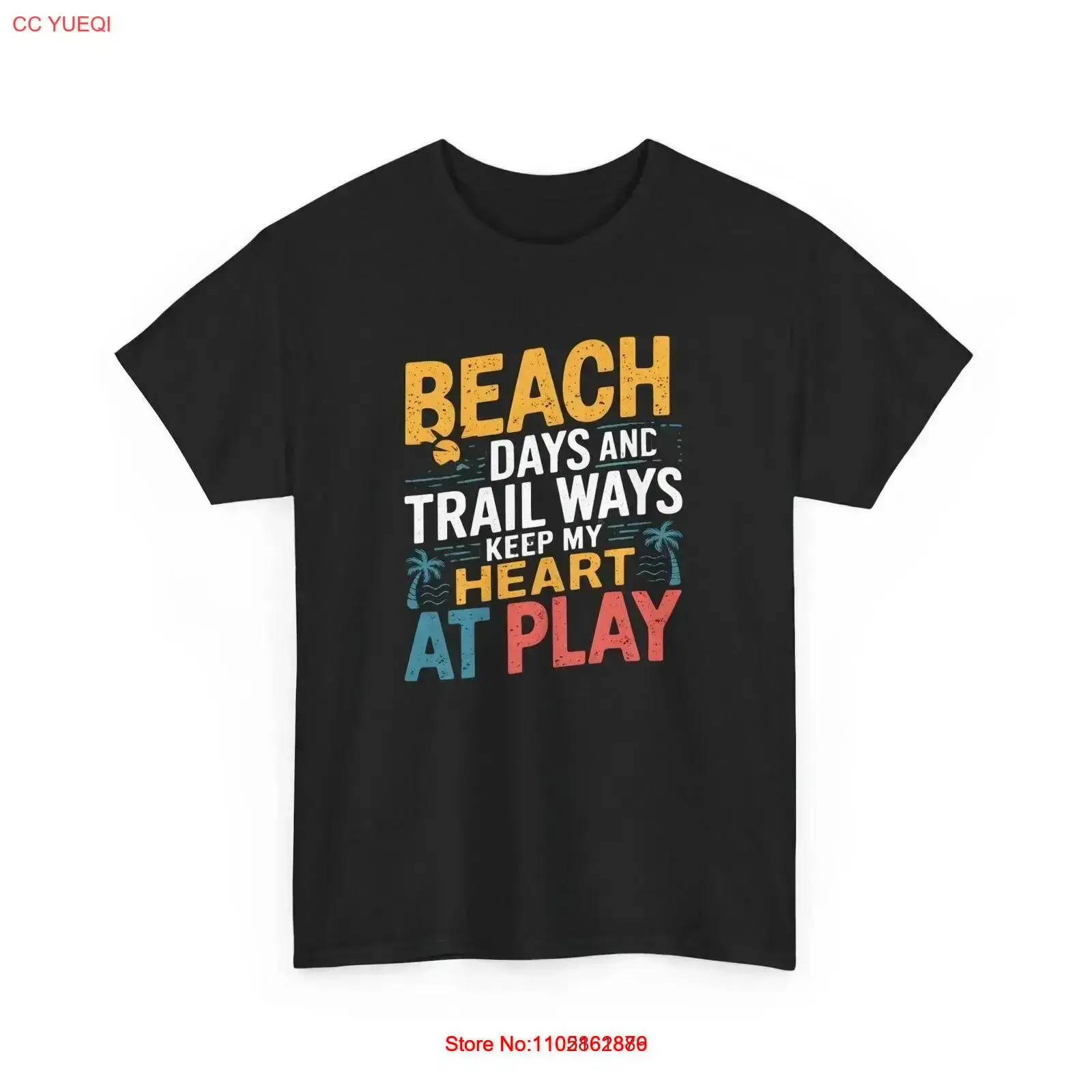 Outdoor Adventure Quotes - Футболка Beach Days Trail Ways на