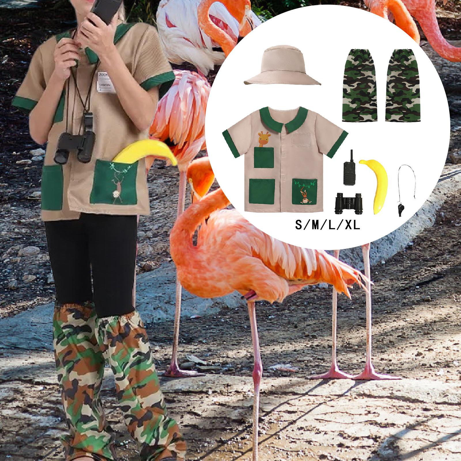 Outdoor Adventure Kit For Kids - Детский комплект костюма исследователя, свисток, телескоп,