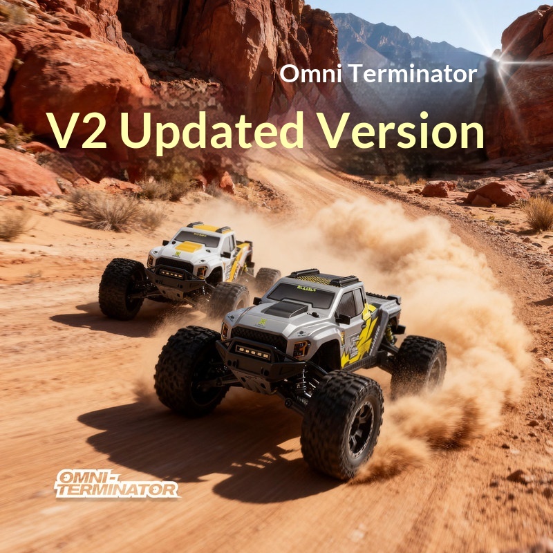 Outdoor Adventure Toys For Kids - Радиоуправляемый грузовик V2 Omni Terminator 4WD,