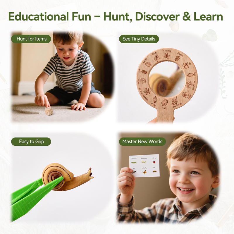 Деревянный набор для поиска со – обзор и цена Outdoor Adventure Toys For Kids