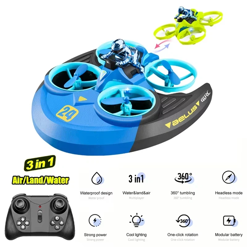 3-в-1 Land Air Sea RC Самолет  – обзор и цена Outdoor Adventure Toys For Kids