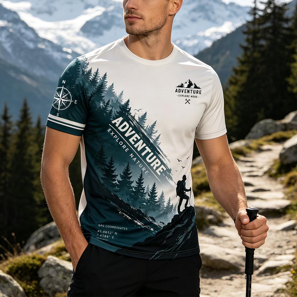 Футболка с принтом в стиле жур – обзор и цена Outdoor Adventure Magazines