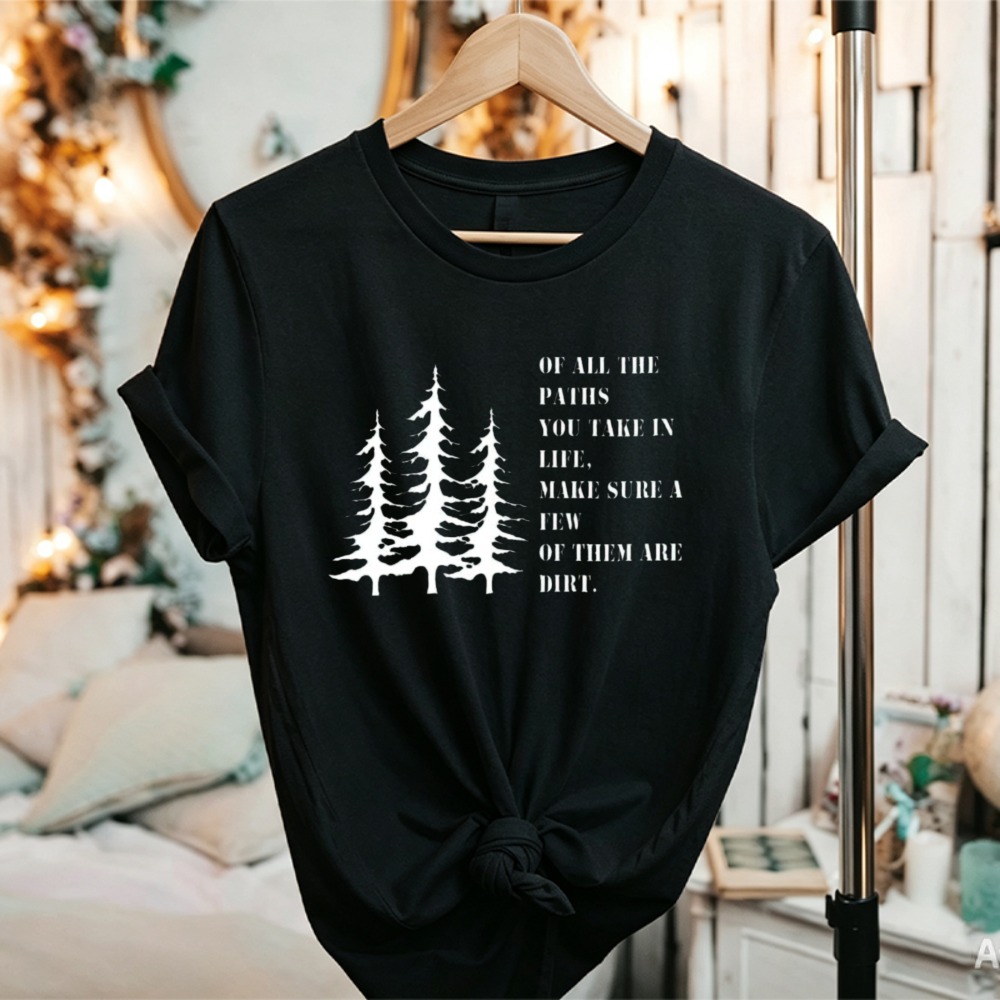 Футболка с принтом «Природа: С – обзор и цена Outdoor Adventure Quotes