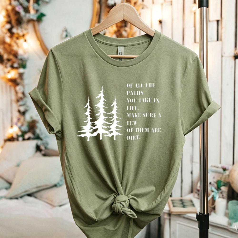 Футболка с принтом «Природа: С – обзор и цена Outdoor Adventure Quotes